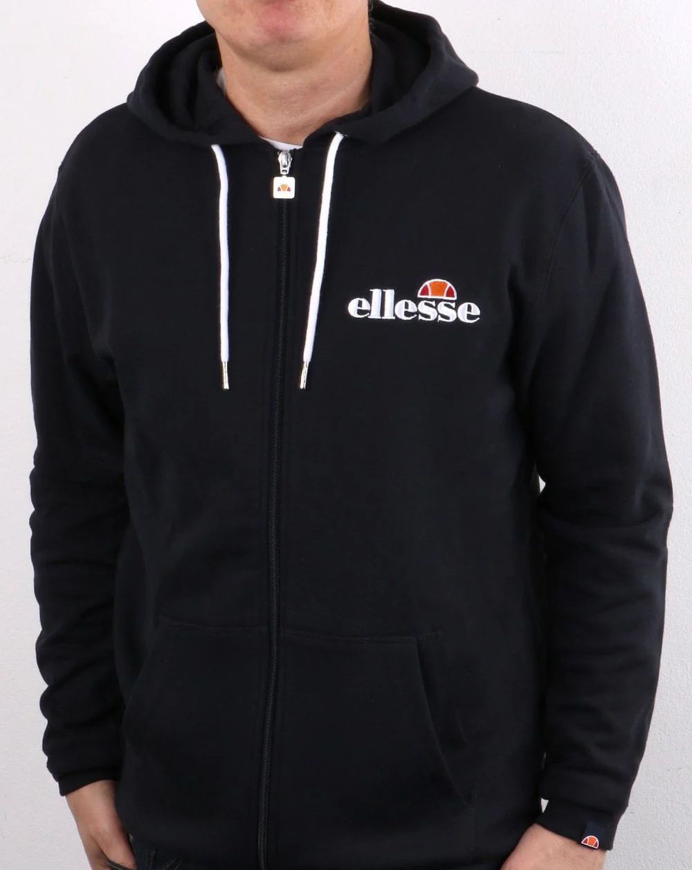 Ellesse Full Zip Hoody Navy - Image 4