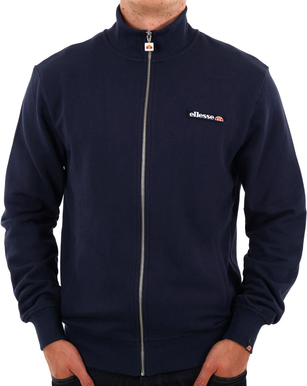 Ellesse Full Zip Track Top Navy