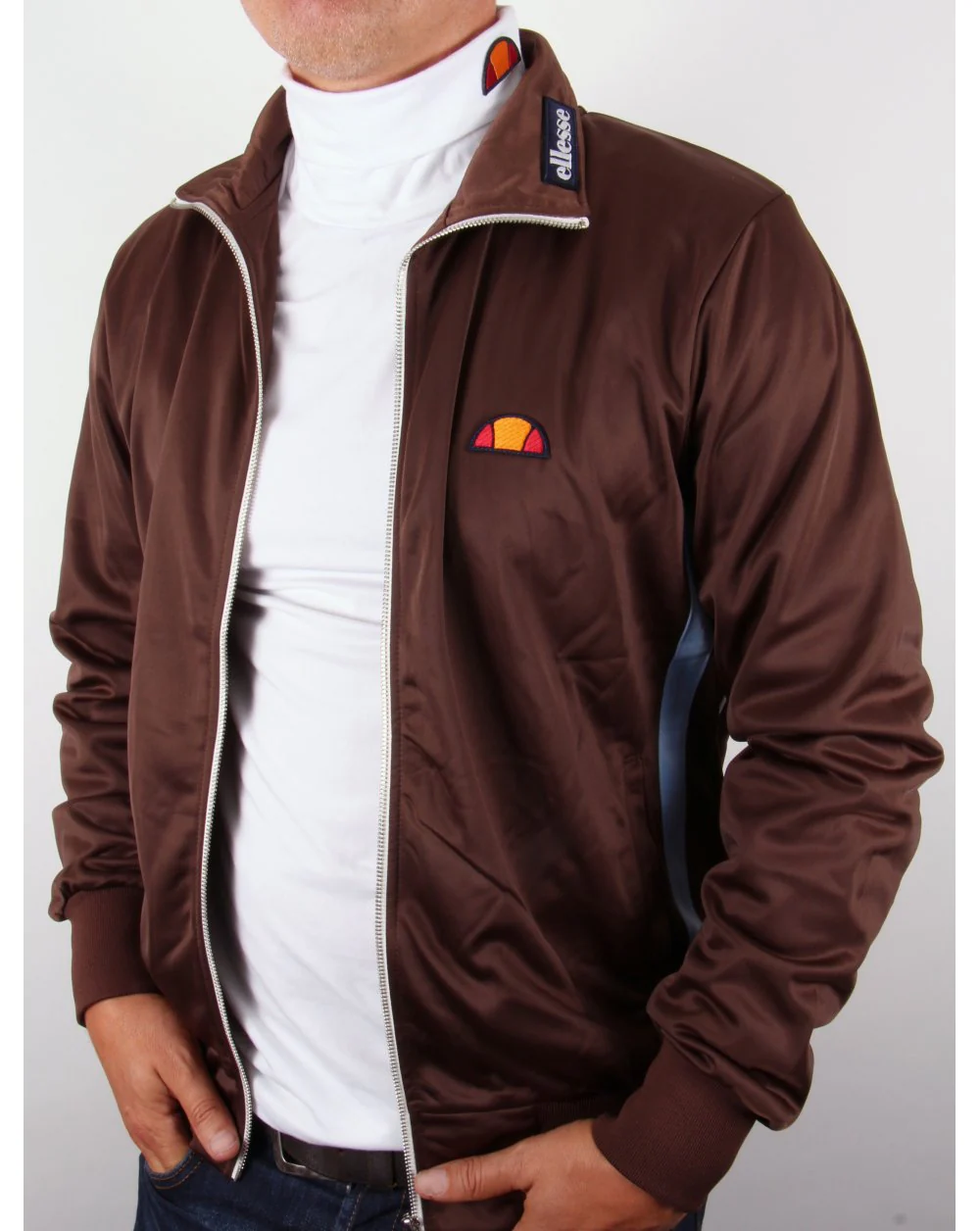 Ellesse Gasp Track Top Brown - Image 2