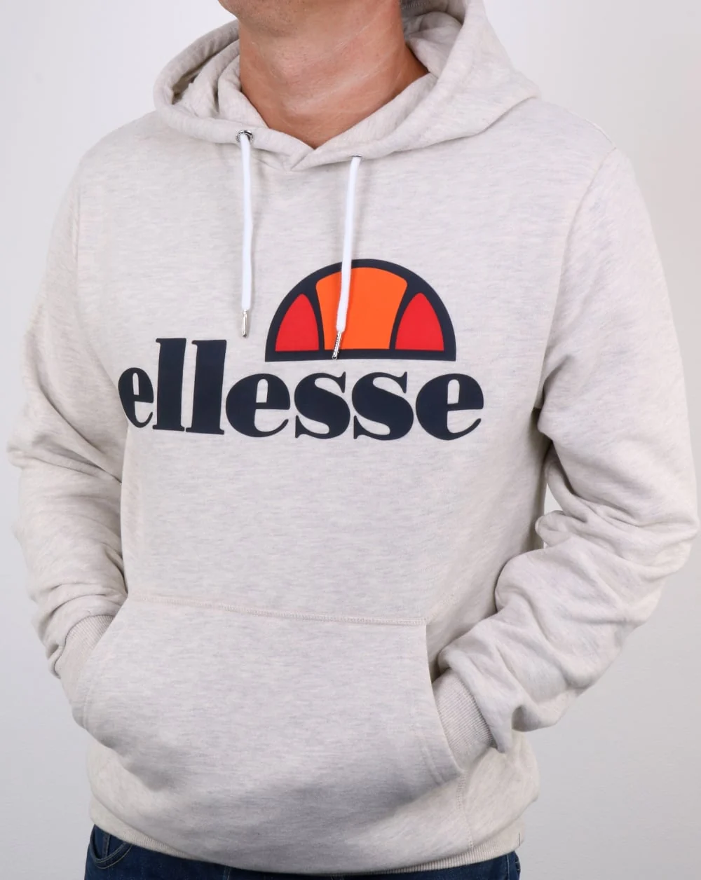 Ellesse Gottero Oh Hoody Oatmeal Marl - Image 3