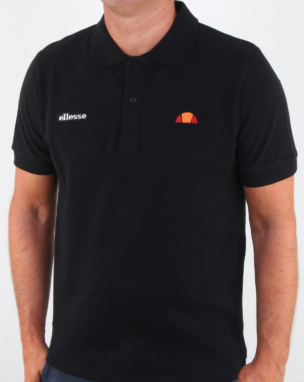 Ellesse Heritage Polo Shirt Black