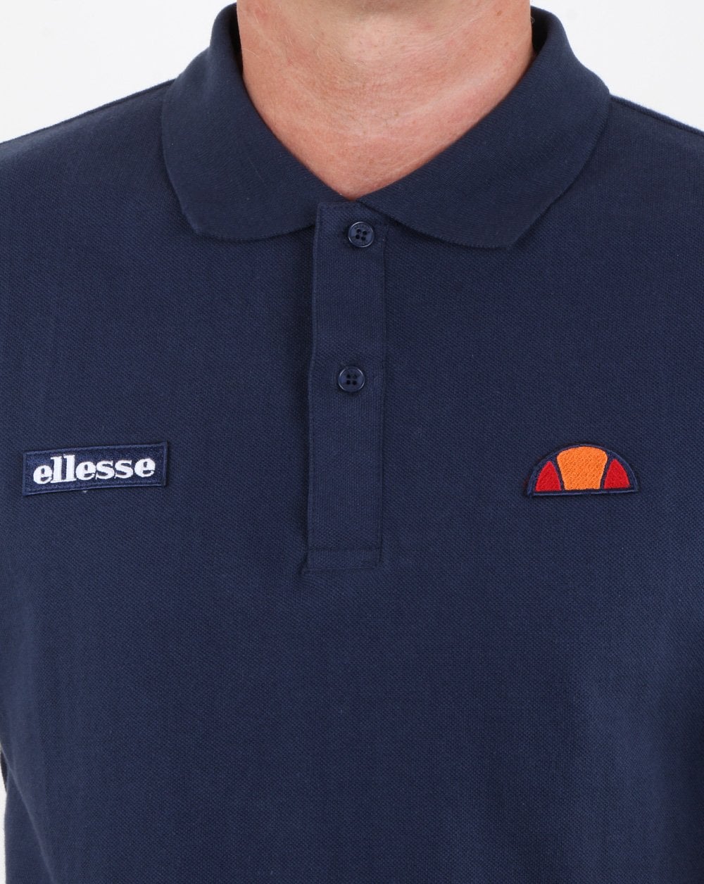 Ellesse Heritage Polo Shirt Navy - Image 2