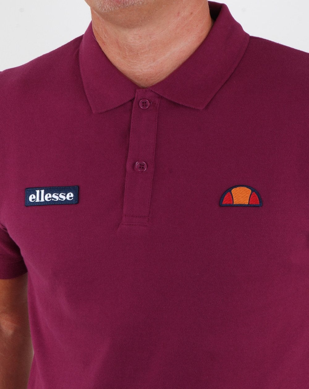 Ellesse Heritage Polo Shirt Purple - Image 2