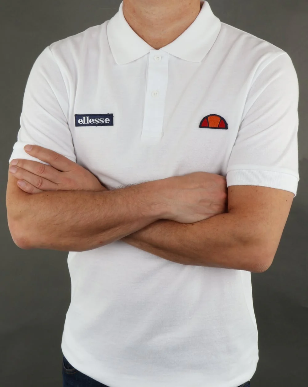Ellesse Heritage Polo Shirt White - Image 3