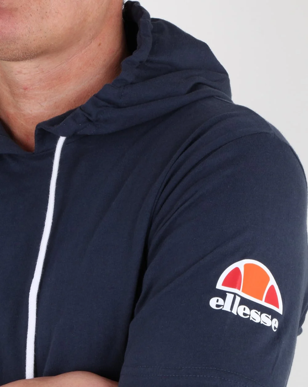 Ellesse Hooded T Shirt Navy - Image 2