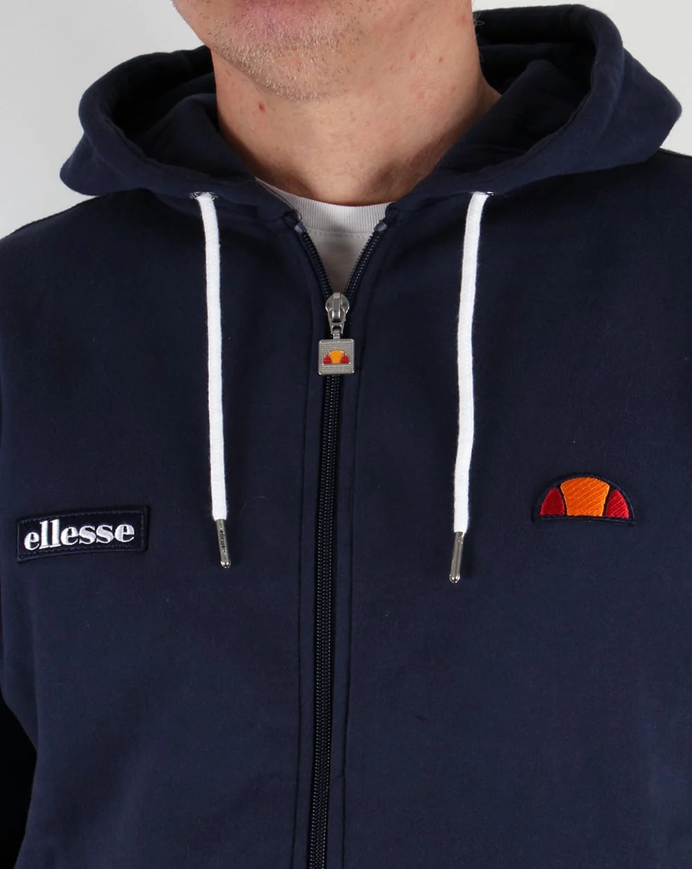 Ellesse Hoodie Navy Full Zip tappa - Image 2
