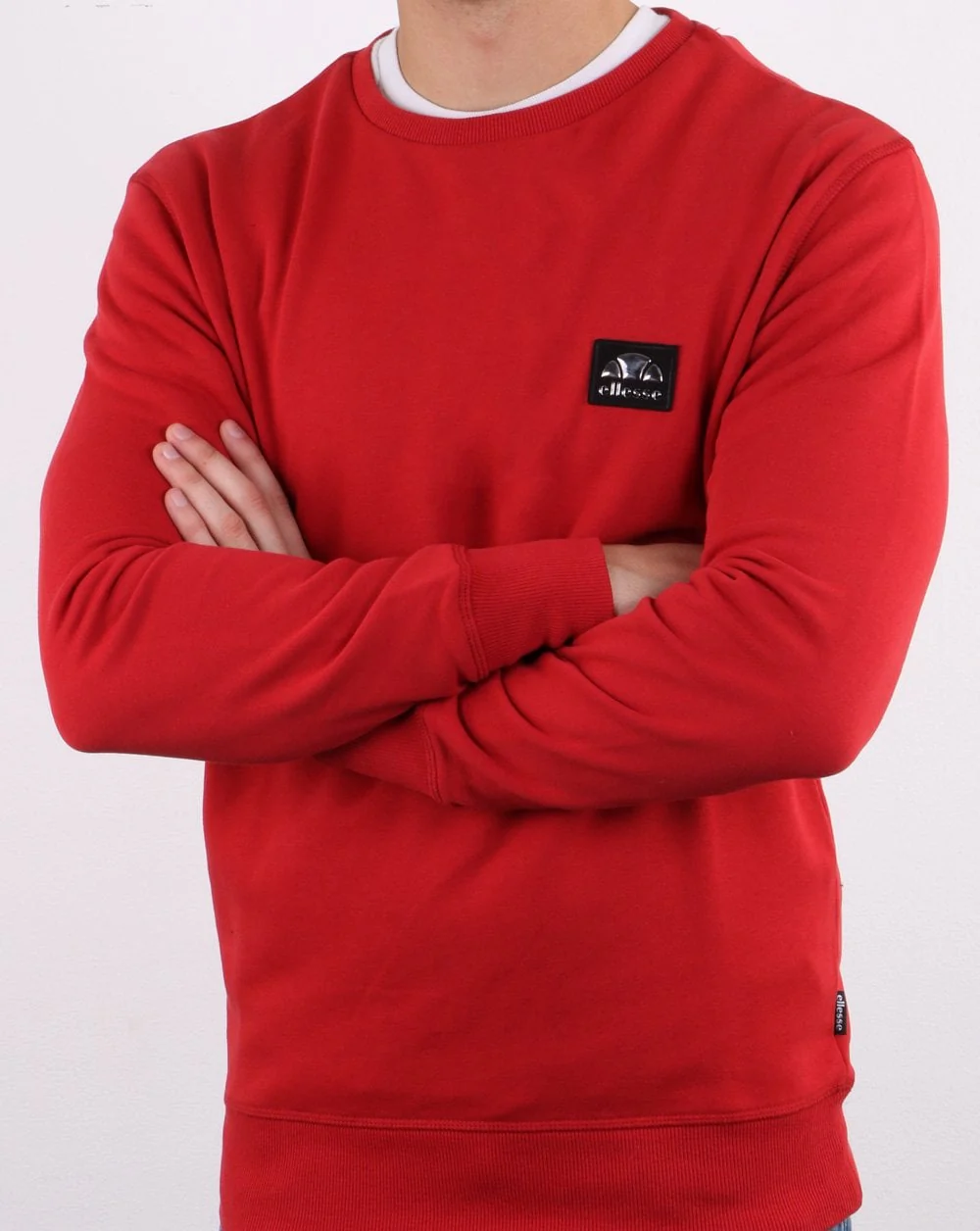 Ellesse Italia Sweatshirt Red - Image 4