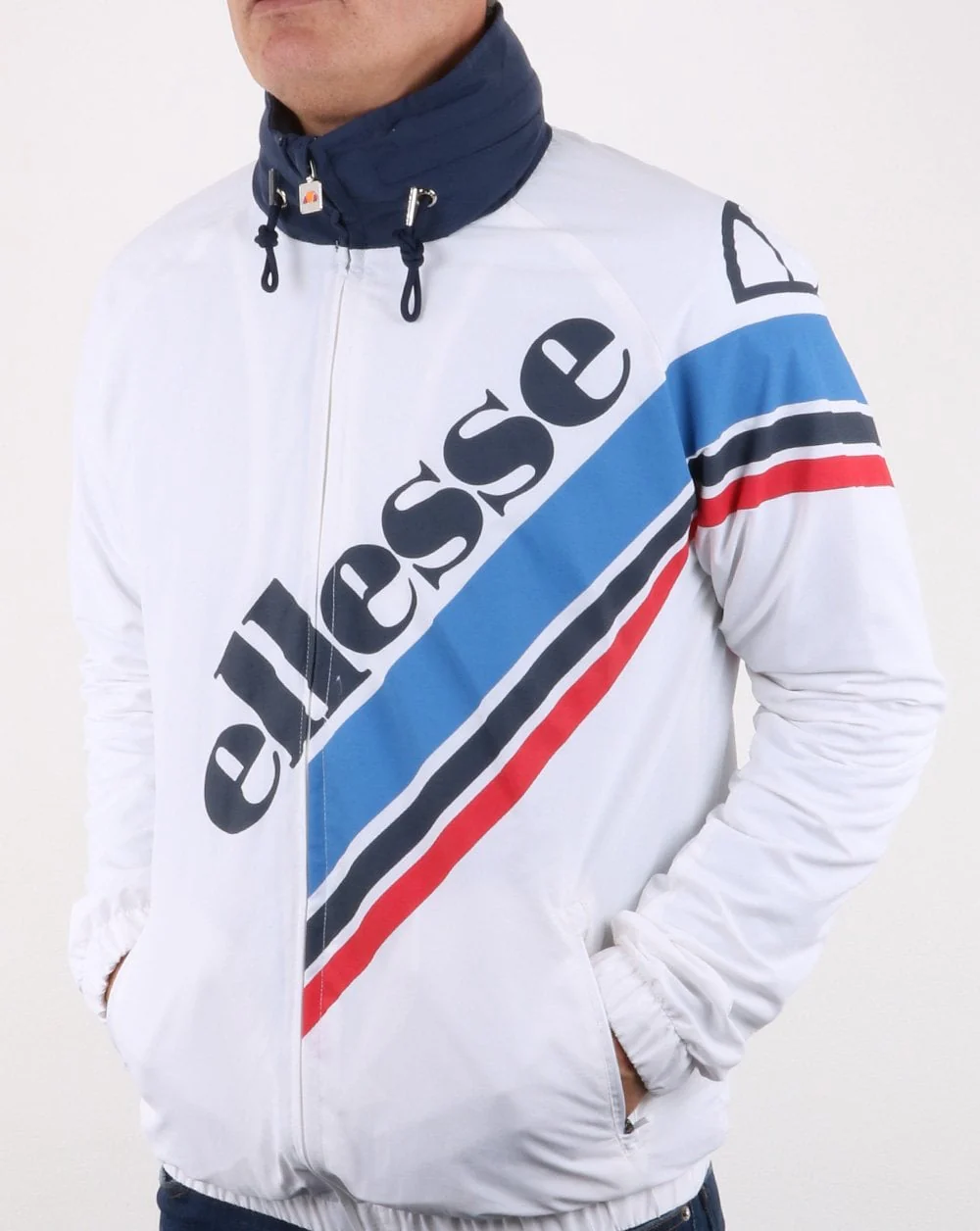 Ellesse Italia Swoosh Track Jacket White - Image 2