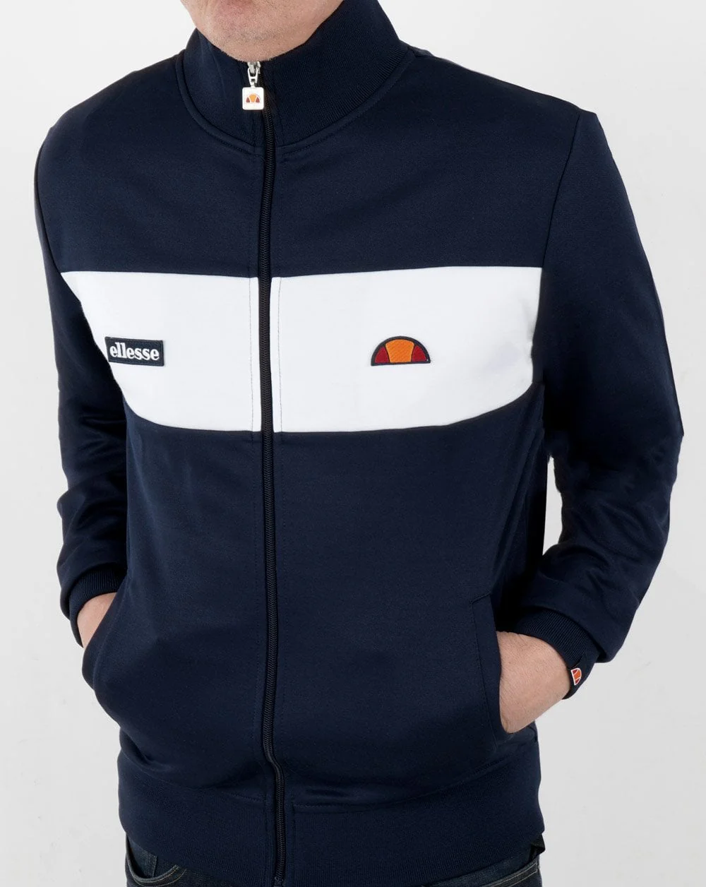 Ellesse Jude Track Top Navy/White - Image 2