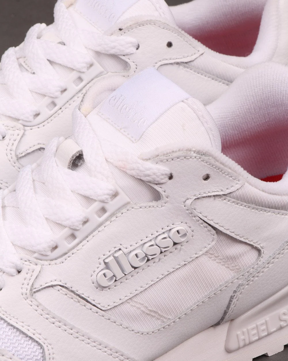 Ellesse Leather Trainers White - Image 4