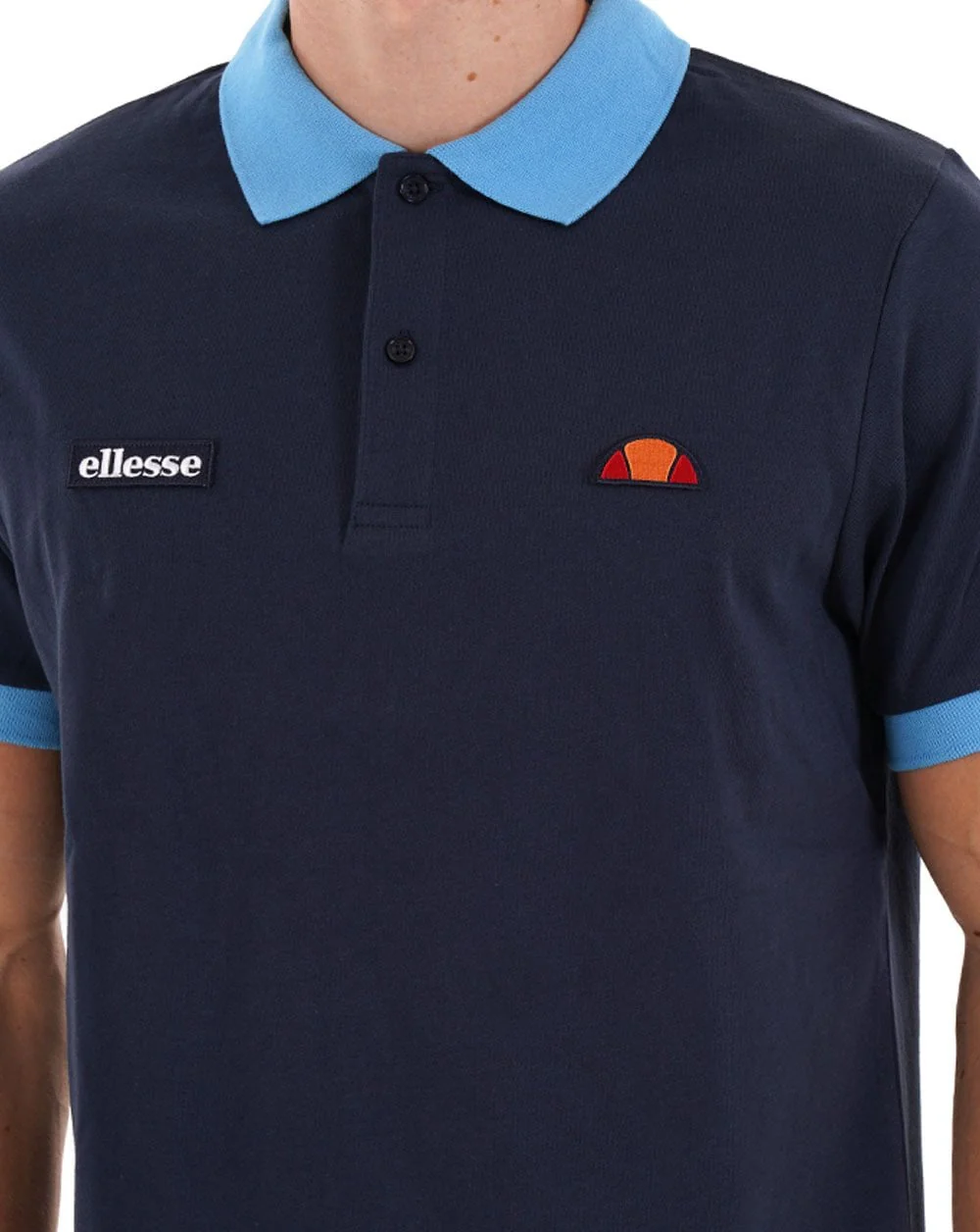 Ellesse Lessepsia Polo Shirt Navy/Blue - Image 2