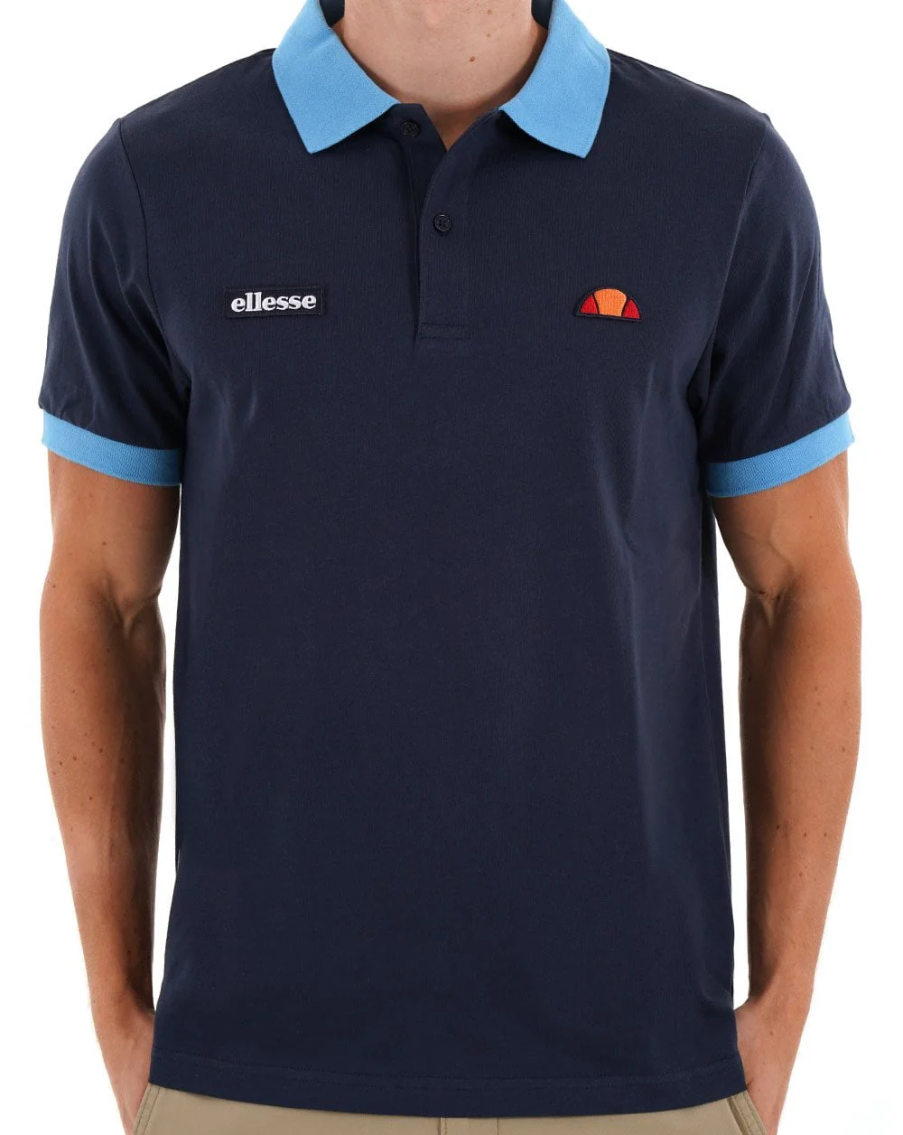 Ellesse Lessepsia Polo Shirt Navy/Blue - Image 3