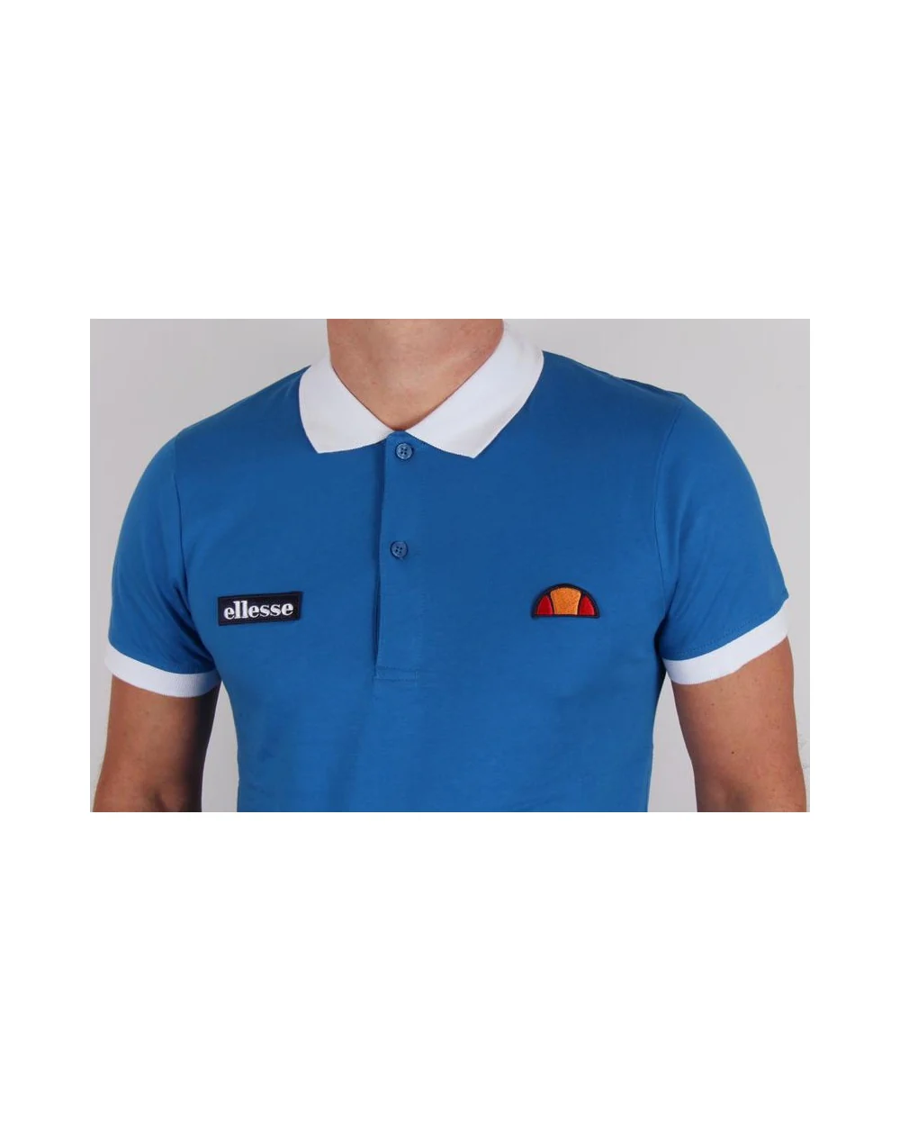 Ellesse Lessepsia Polo Shirt Royal Blue - Image 2