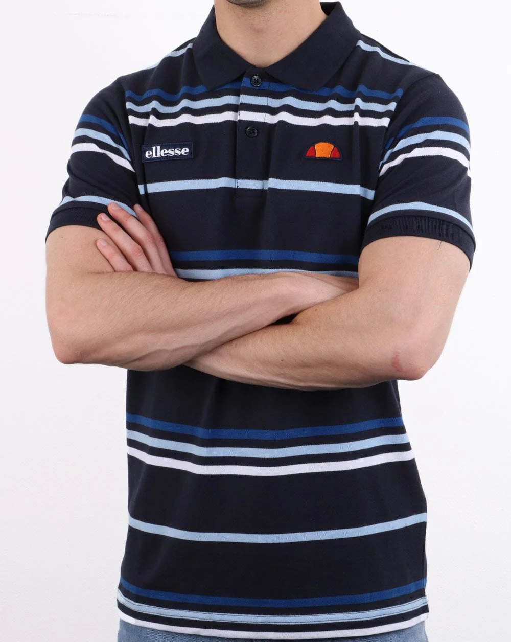 Ellesse Lewoodio Polo Shirt Navy - Image 4