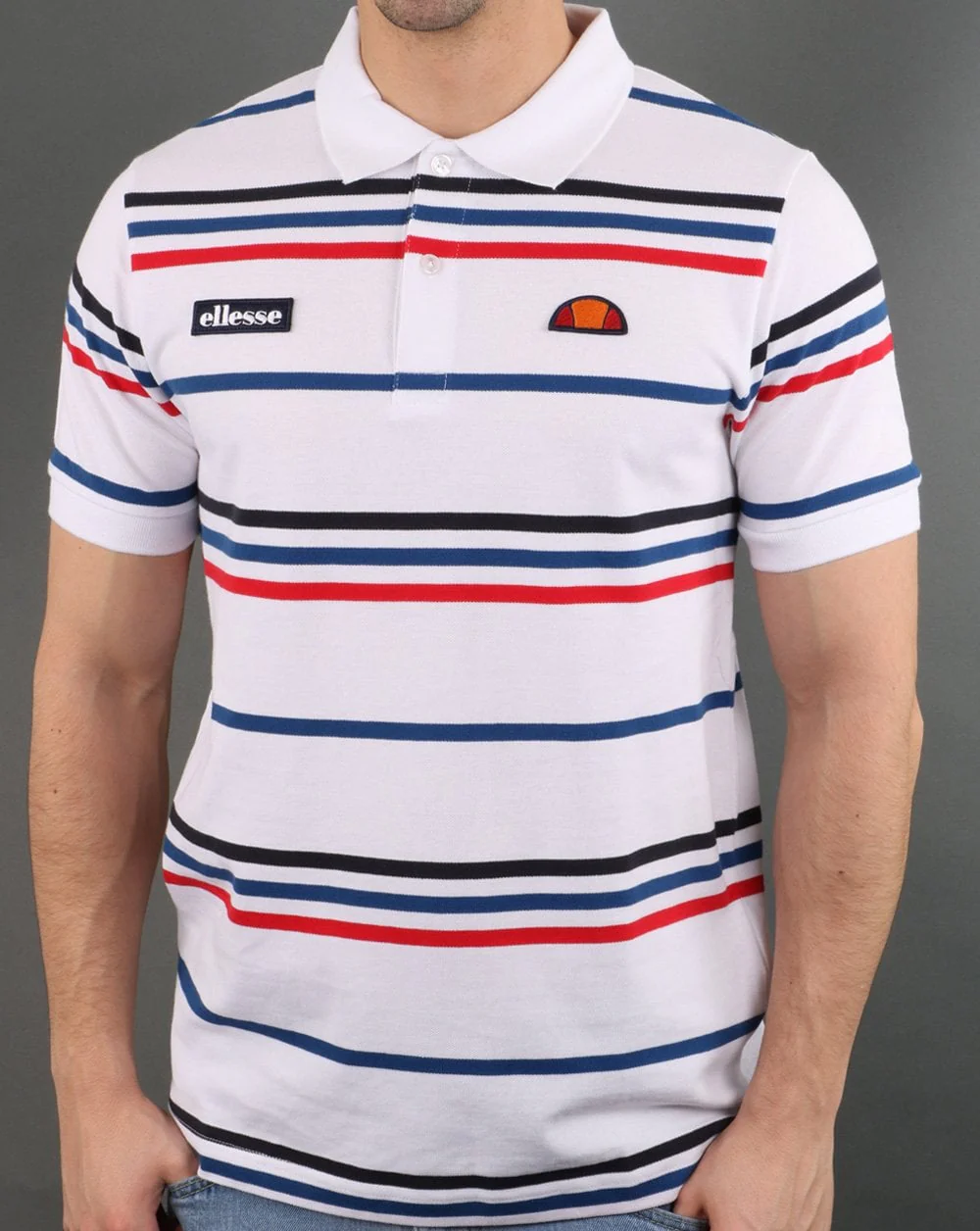 Ellesse Lewoodio Polo Shirt White