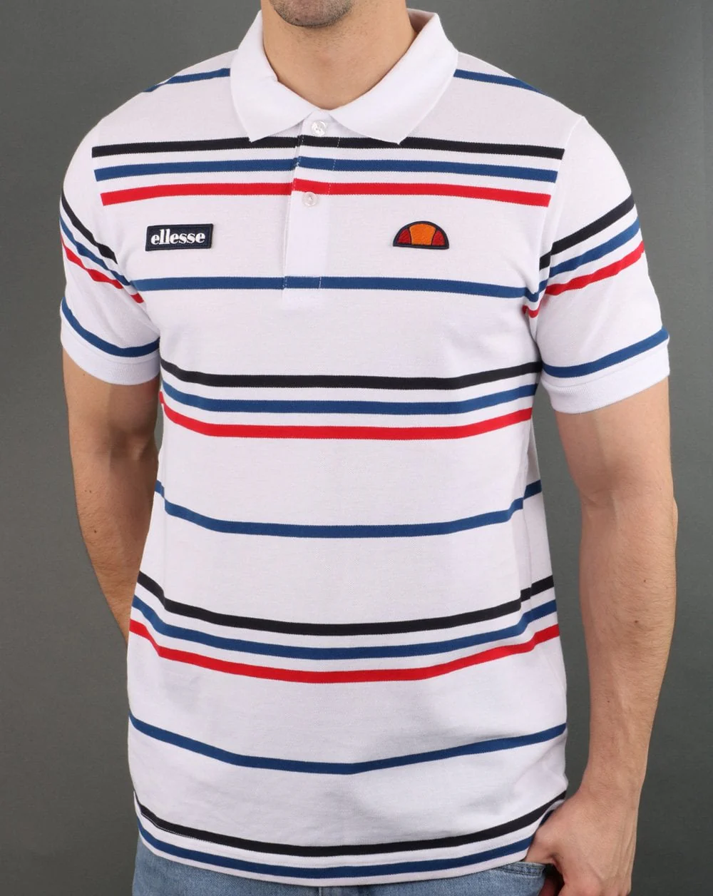 Ellesse Lewoodio Polo Shirt White - Image 3