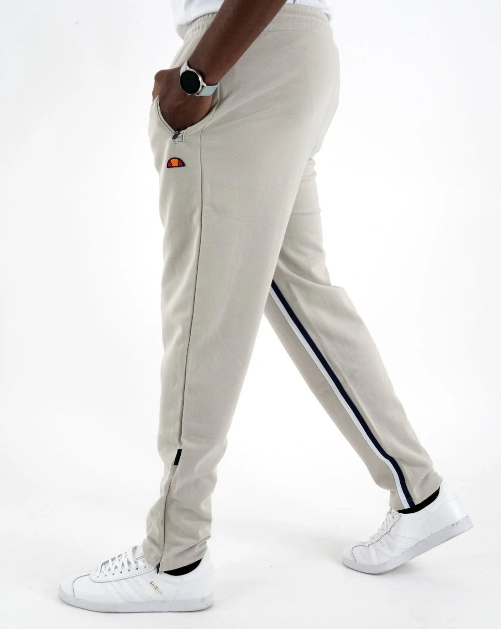 Ellesse Libra Track Pants Light Grey - Image 4