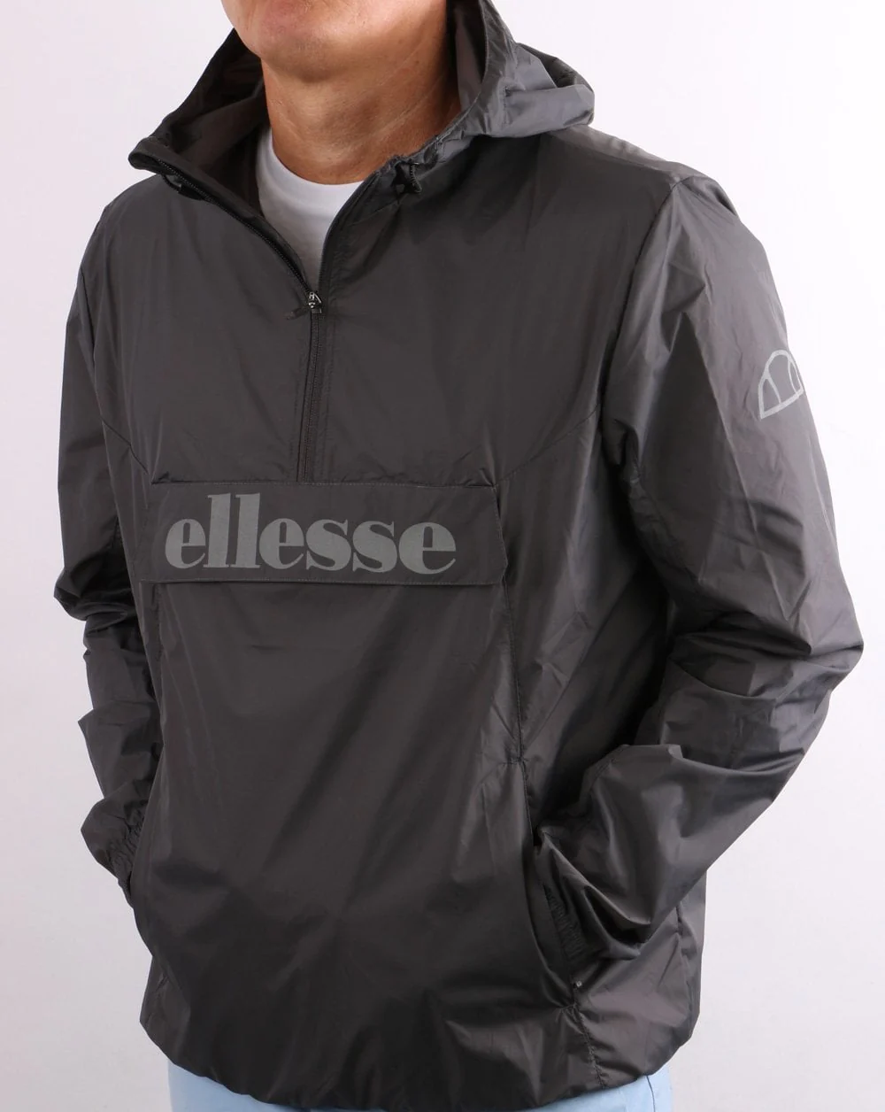 Ellesse Lightweight Jacket Dark Grey - Image 2