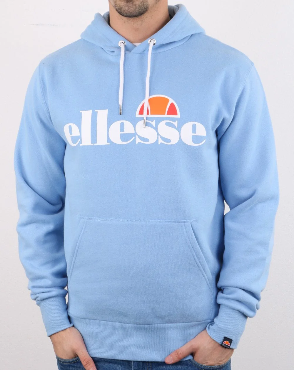 Ellesse Logo Hoody Light Blue