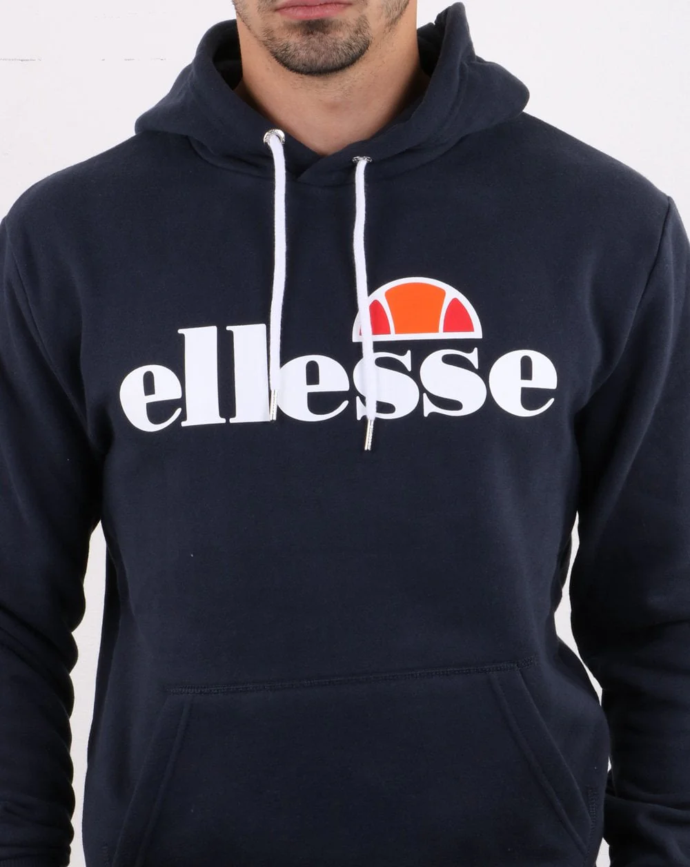 Ellesse Logo Hoody Navy - Image 4