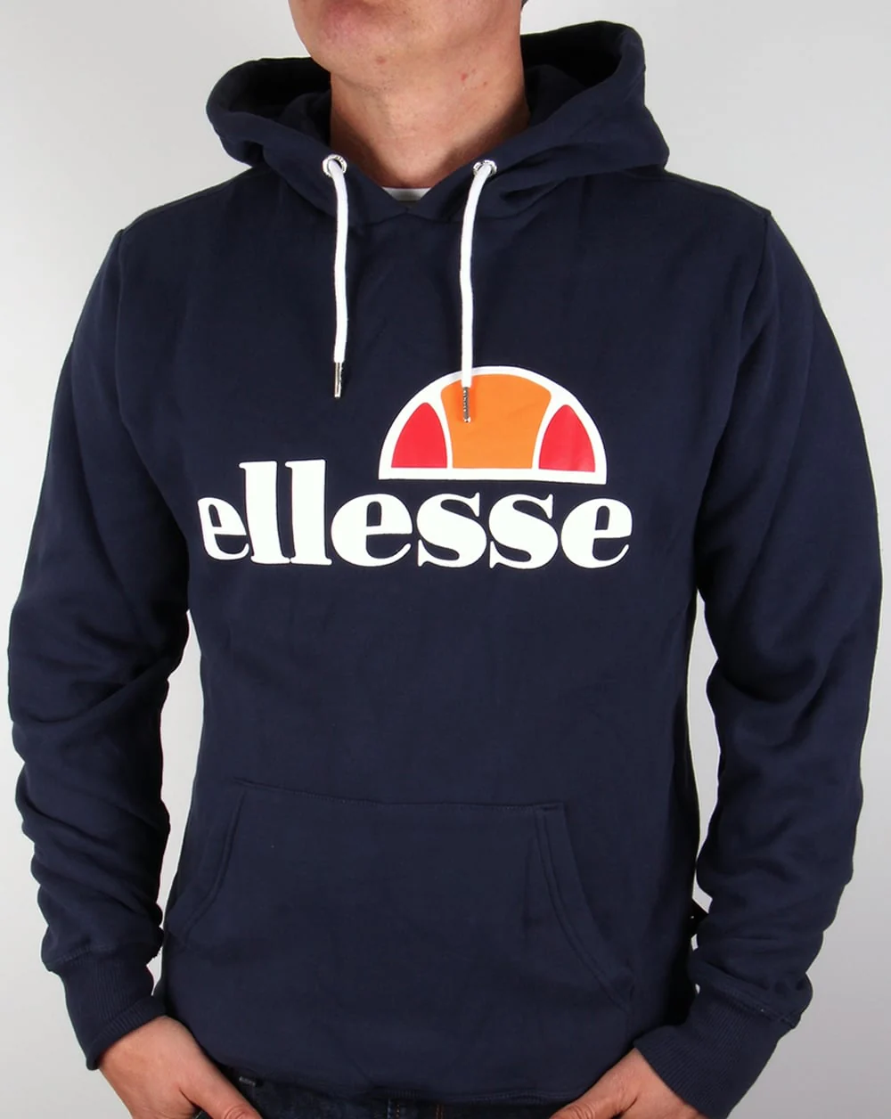 Ellesse Logo Hoody Navy