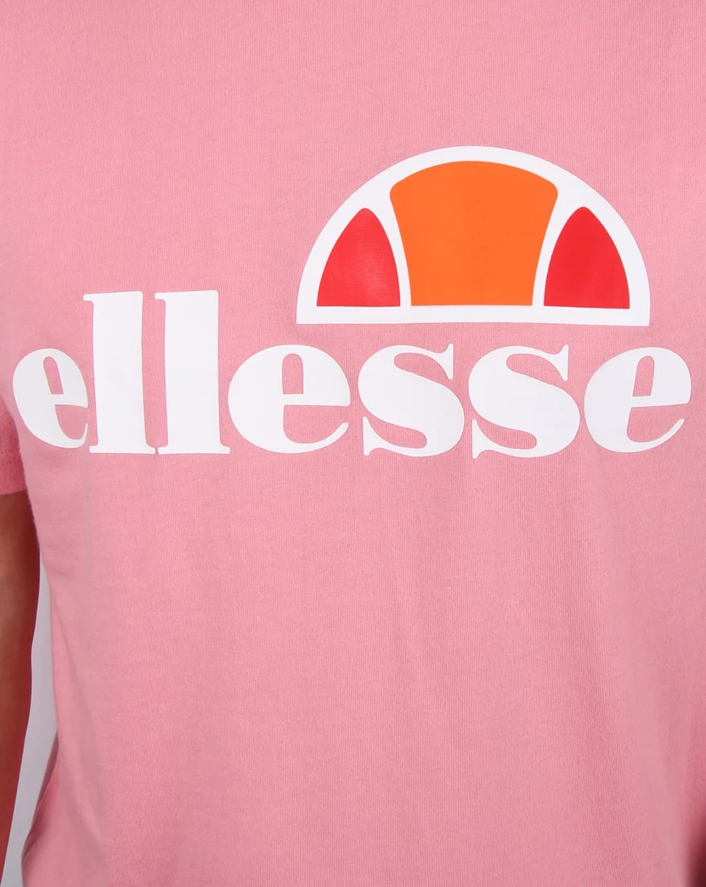 Ellesse Logo T Shirt Candy Pink - Image 2