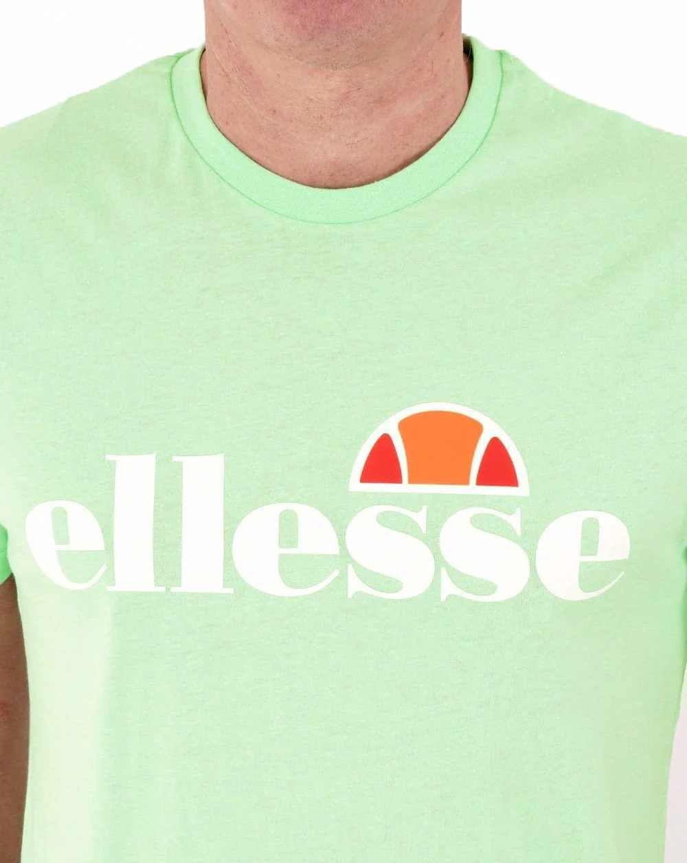 Ellesse Logo T Shirt Green - Image 2