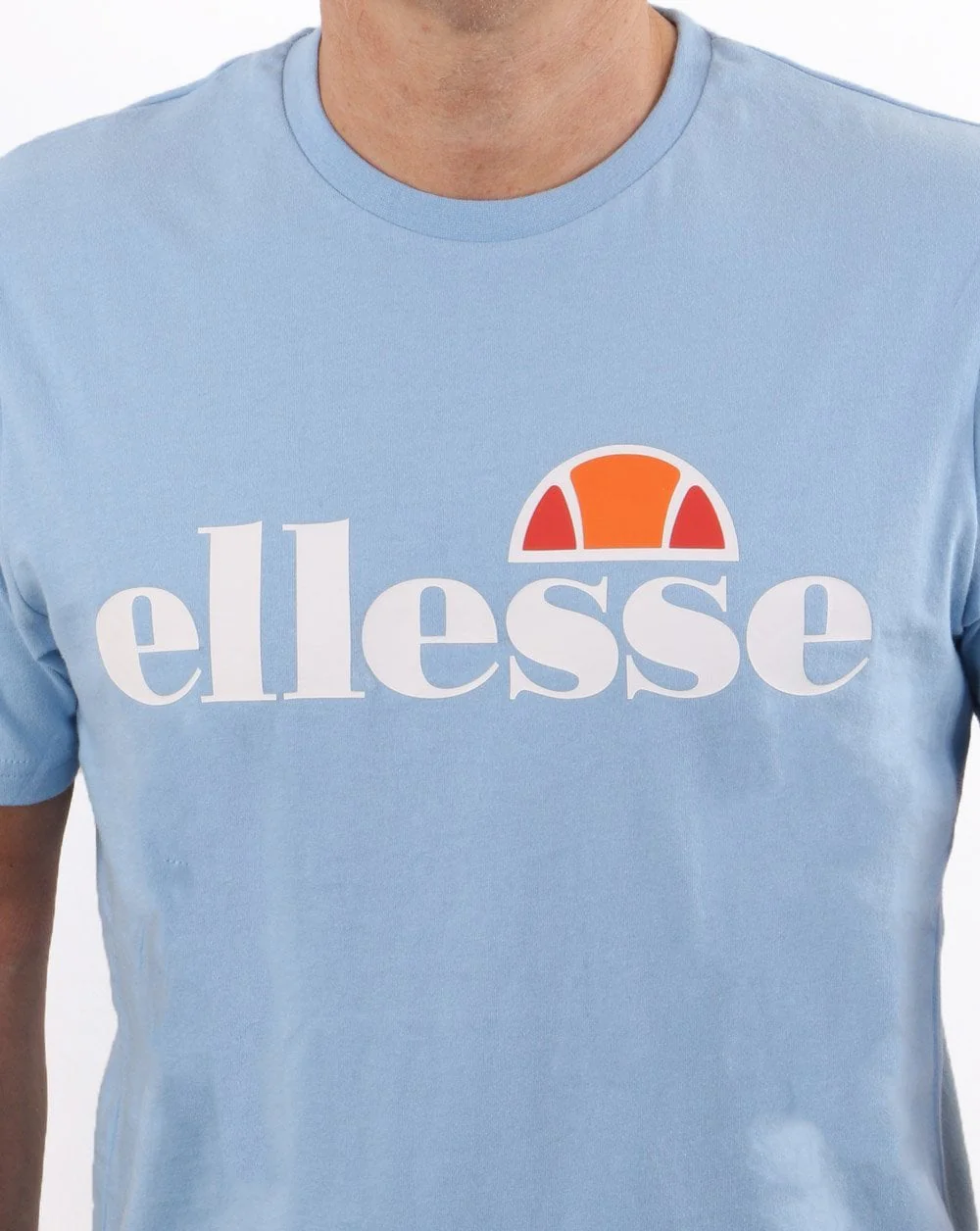 Ellesse Logo T Shirt Light Blue - Image 2