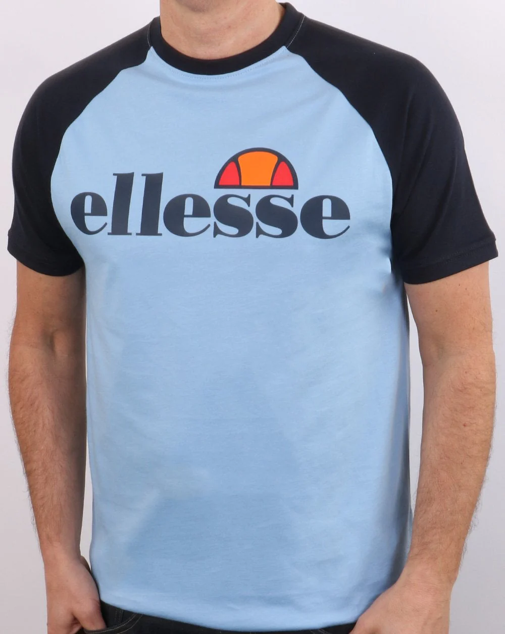 Ellesse Logo T Shirt Sky Blue/navy