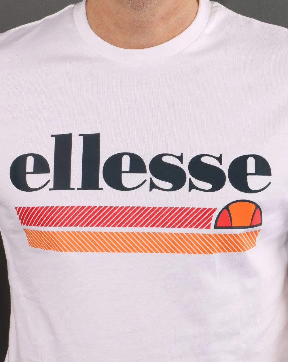Ellesse Logo T Shirt White - Image 2