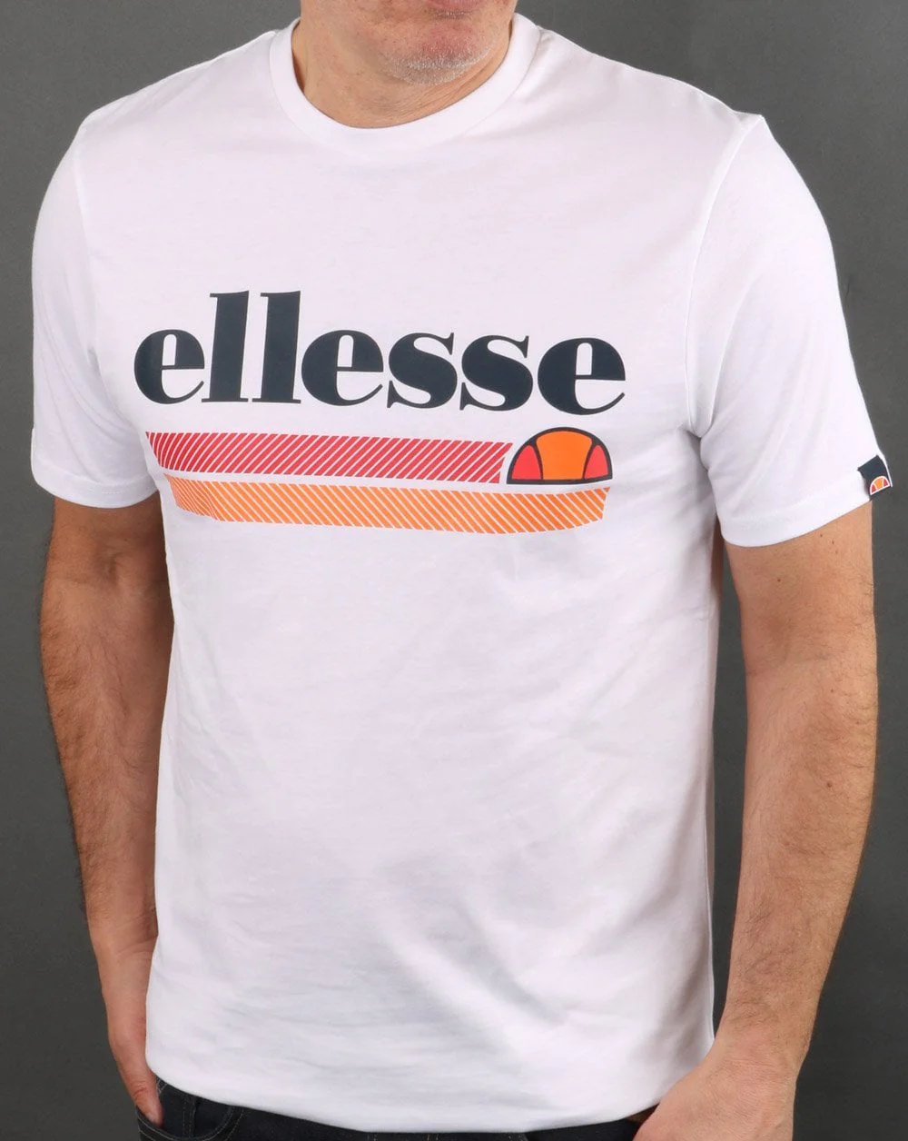 Ellesse Logo T Shirt White - Image 3