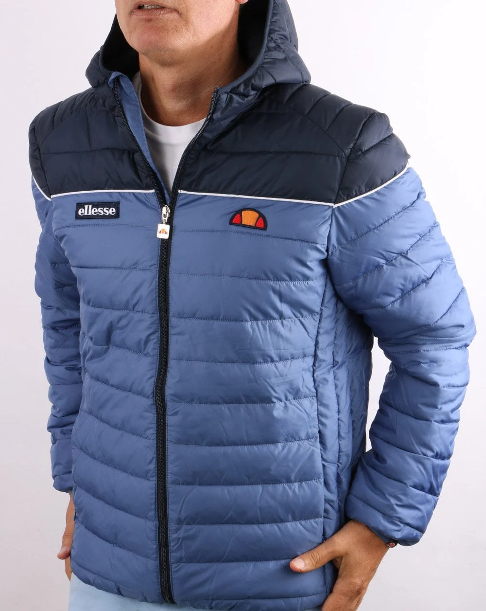 Ellesse Lombardy Jacket Blue/Navy - Image 3