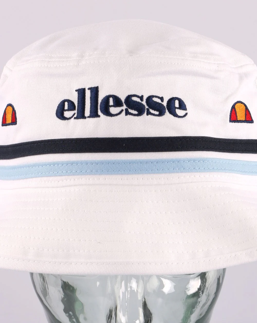 Ellesse Lorenzo Bucket Hat White/Navy/Sky Blue - Image 3