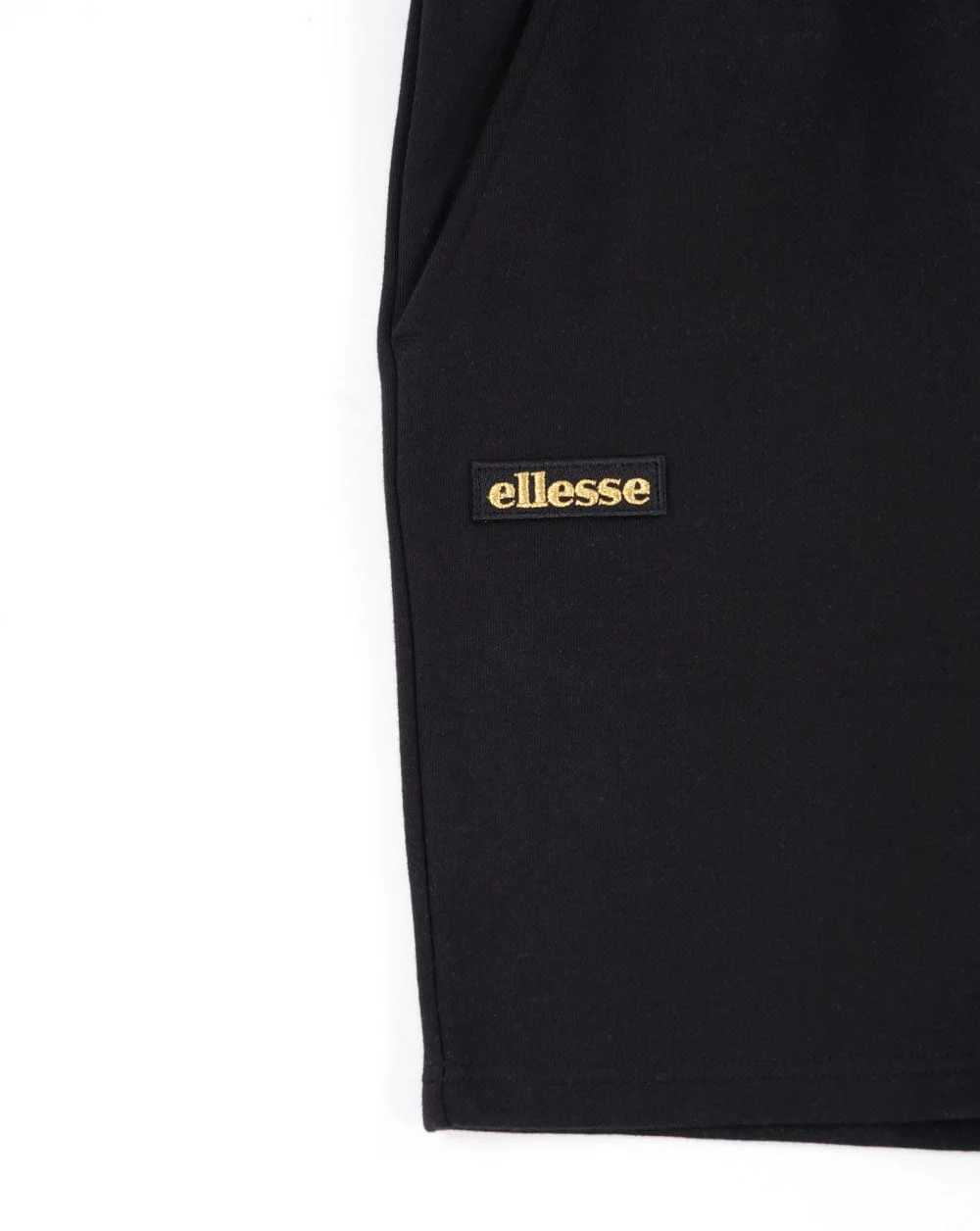 Ellesse Lounge Casual Shorts Black Gold - Image 2