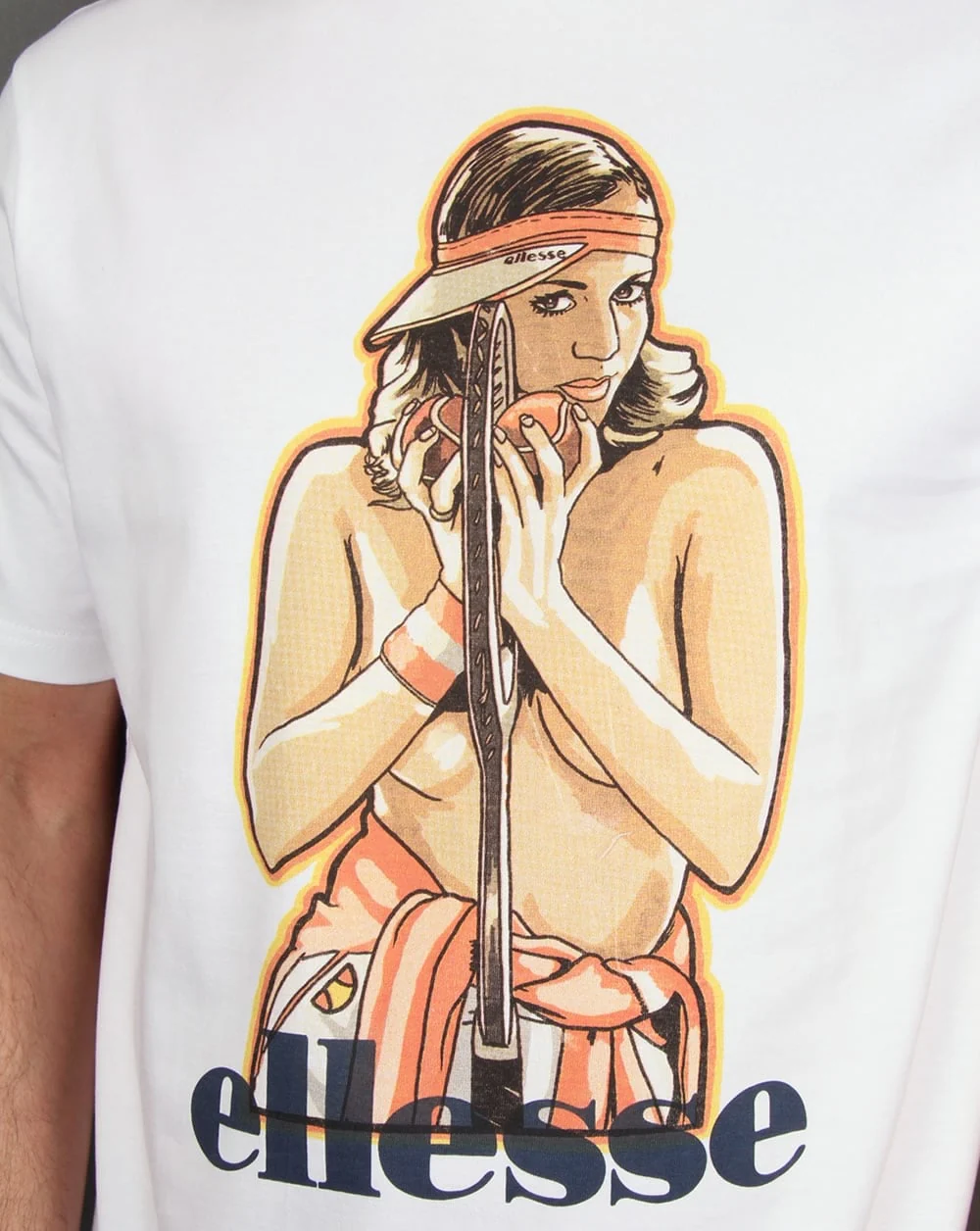 Ellesse Luciana T Shirt White - Image 2