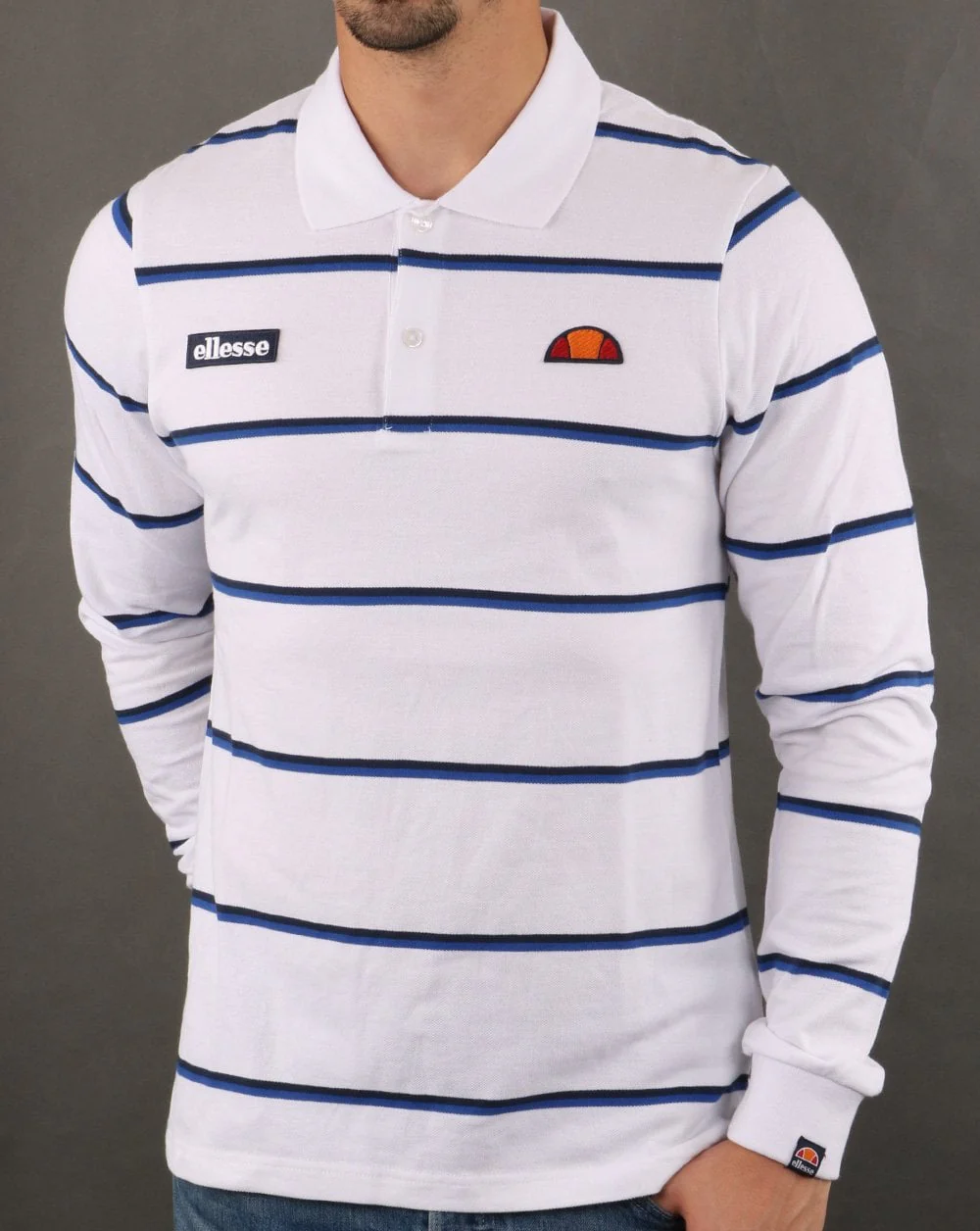 Ellesse Maffio Rugby Shirt White - Image 2