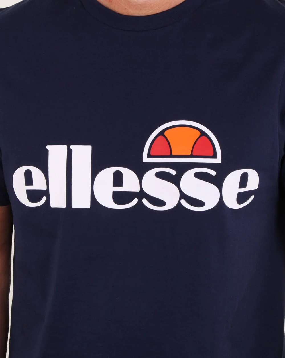 Ellesse Magliore Logo T Shirt Navy - Image 2