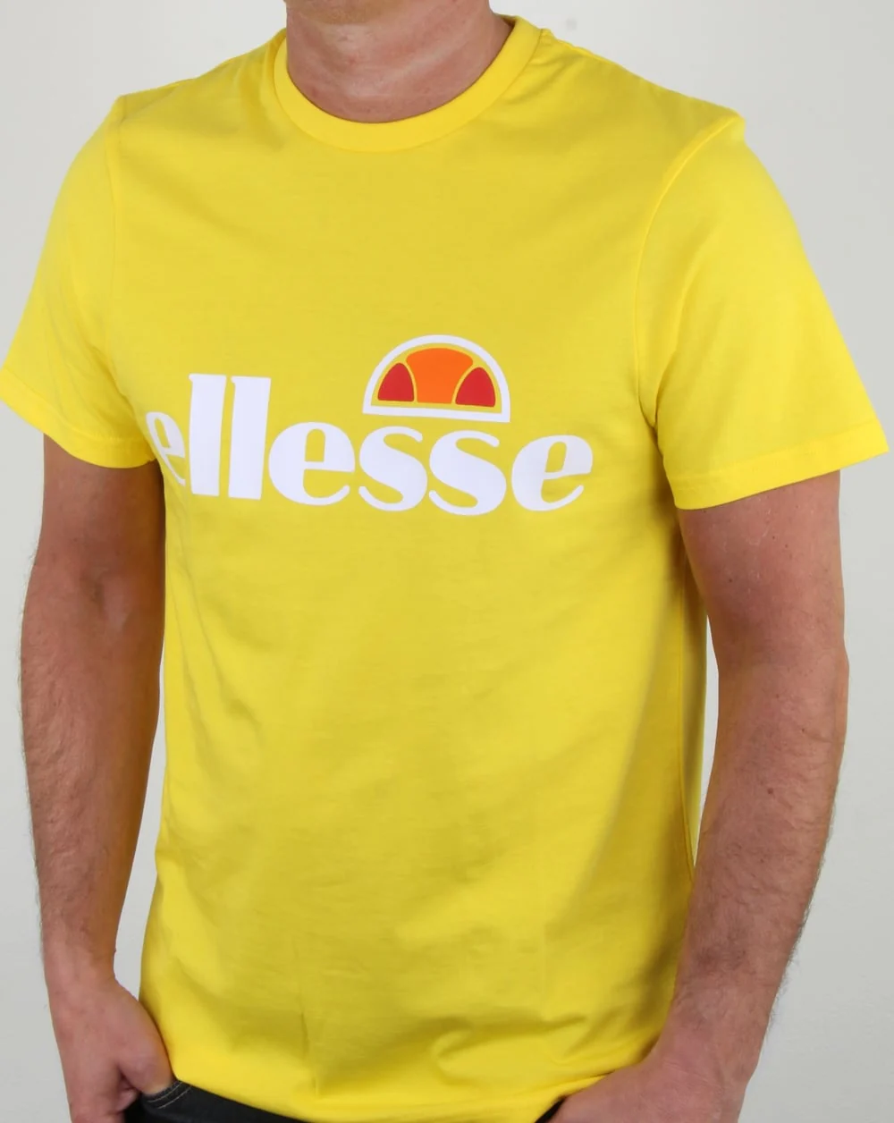 Ellesse Magliore Logo T Shirt Vibrant Yellow