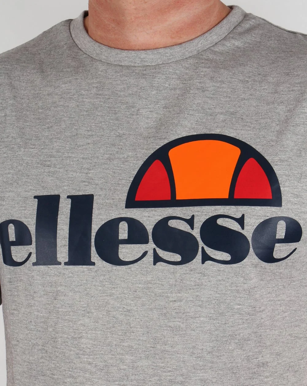 Ellesse Manarola Logo T-shirt Grey Marl - Image 2