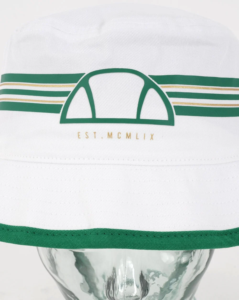 Ellesse Matteo Bucket Hat White/Green - Image 2