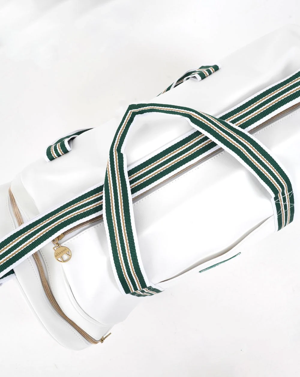 Ellesse Merlo Barrel Bag White/Green - Image 3