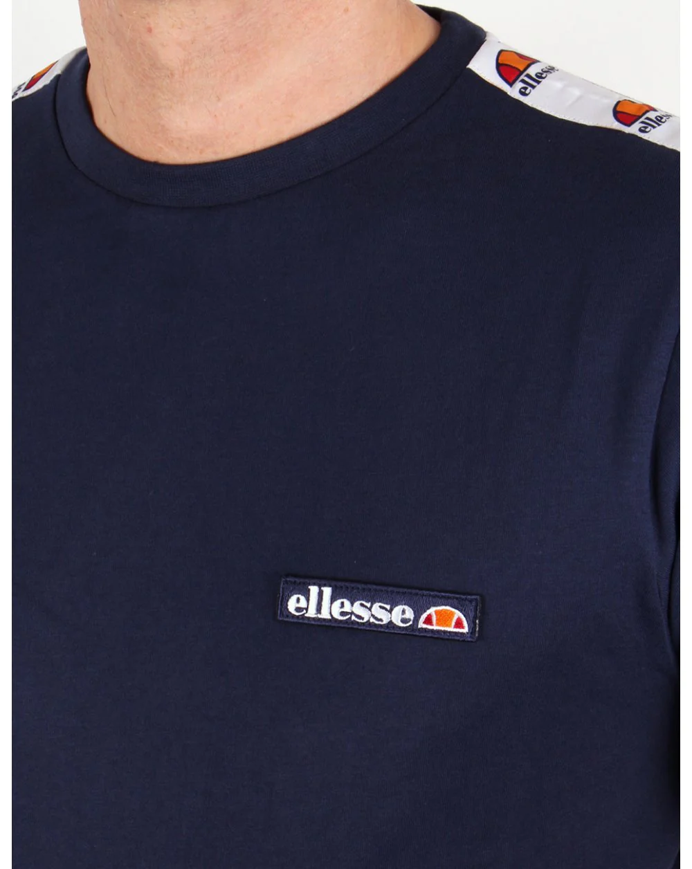 Ellesse Merlo Taping T-shirt Navy Blue - Image 3