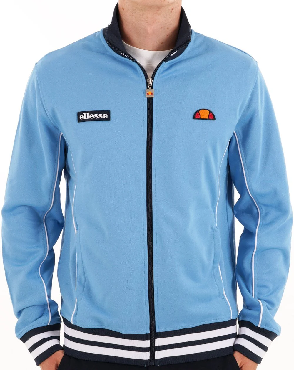 Ellesse Milan Track Top Sky Navy - Image 3