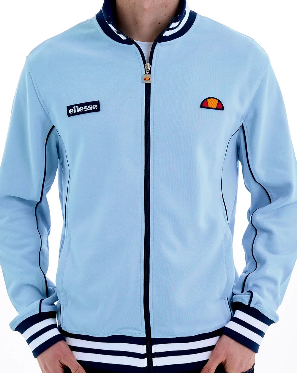 Ellesse Milan Track Top Sky Navy - Image 3
