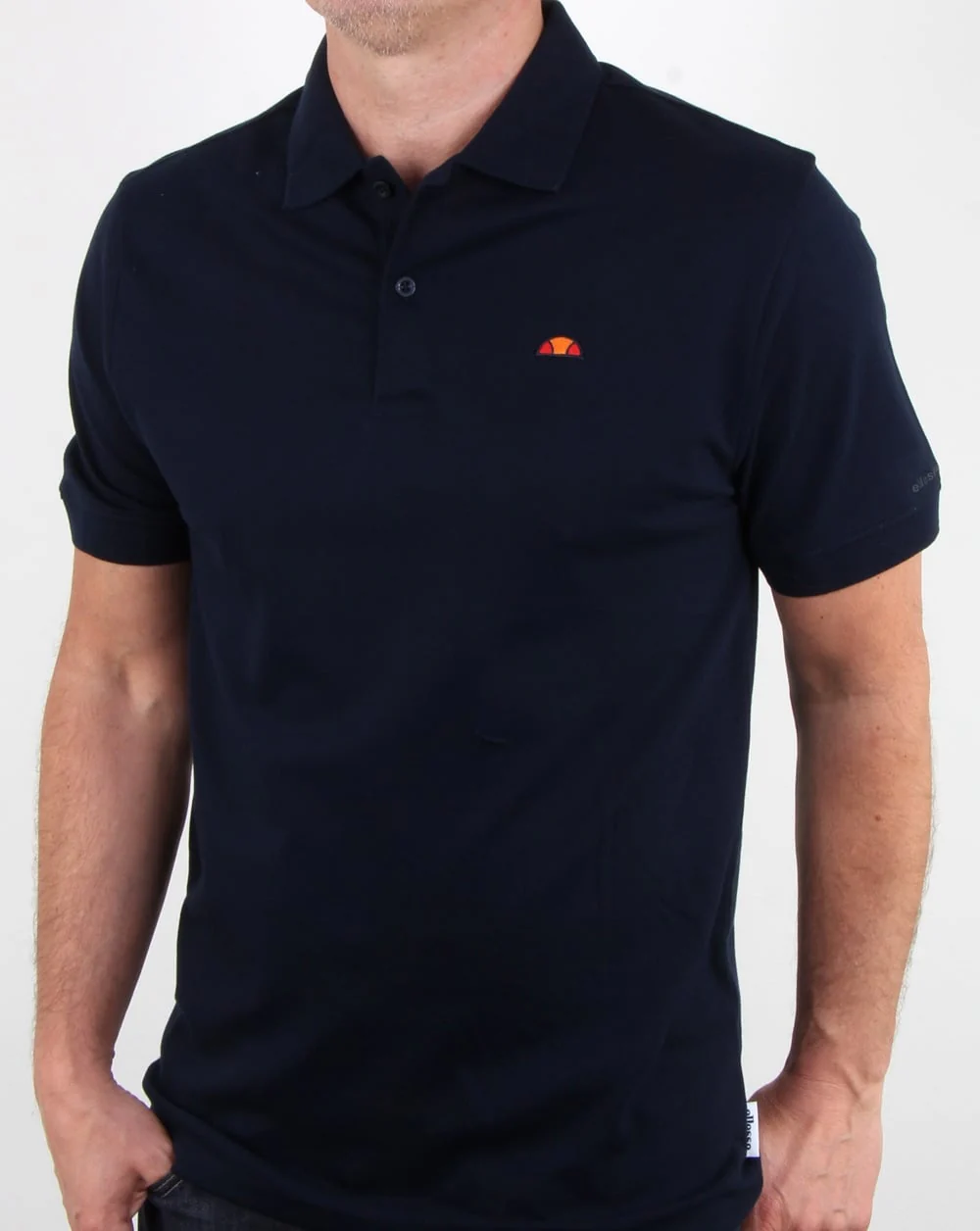 Ellesse Moncalieri Polo Shirt Navy - Image 3