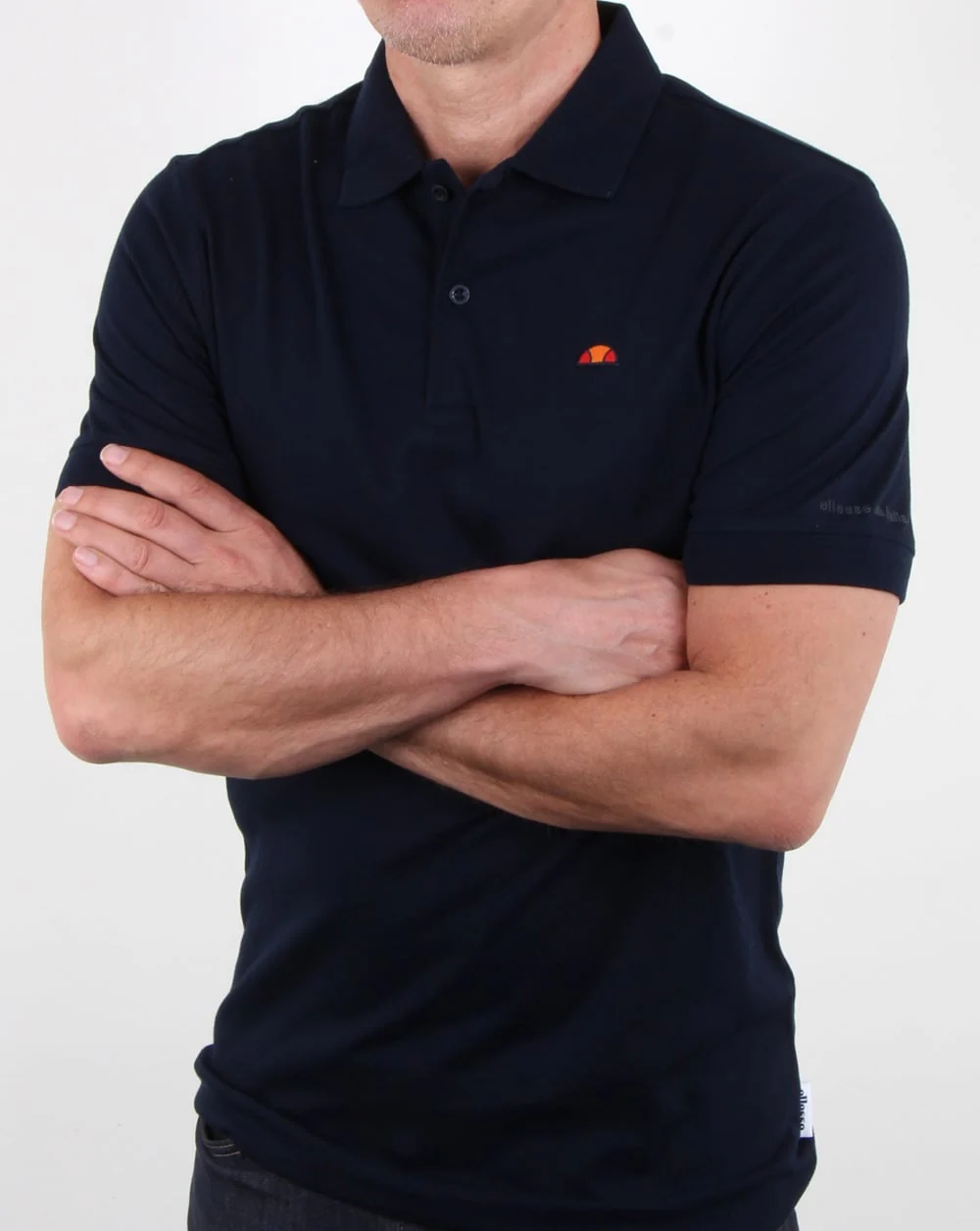 Ellesse Moncalieri Polo Shirt Navy - Image 4