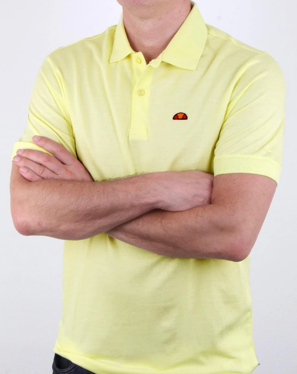 Ellesse Moncalieri Polo Shirt Yellow - Image 3