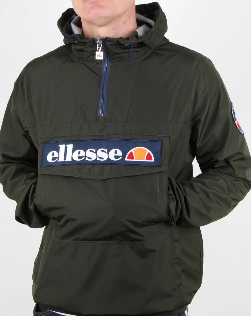 Ellesse Mont Light Festival Jacket Dark Olive - Image 3