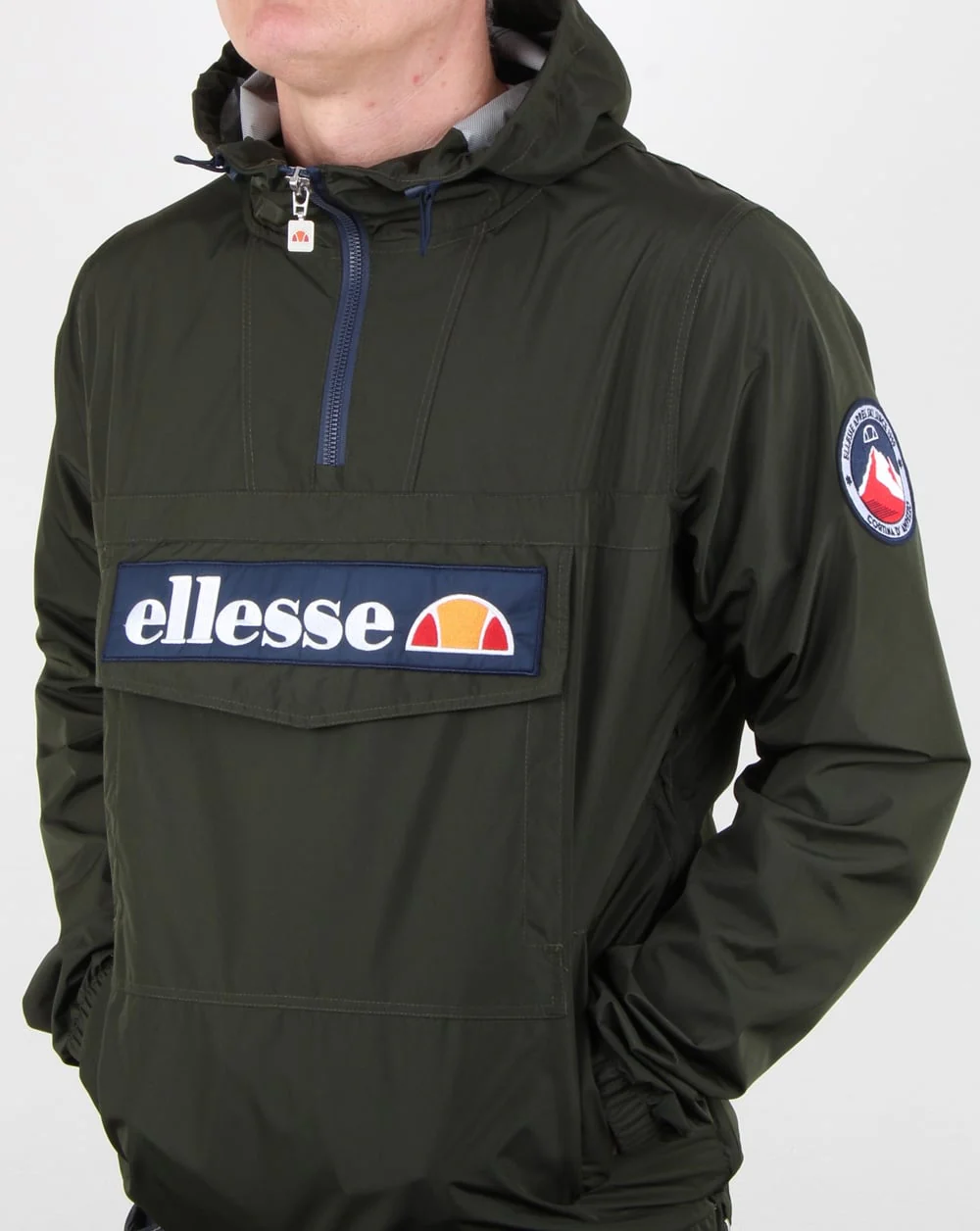 Ellesse Mont Light Festival Jacket Dark Olive - Image 4