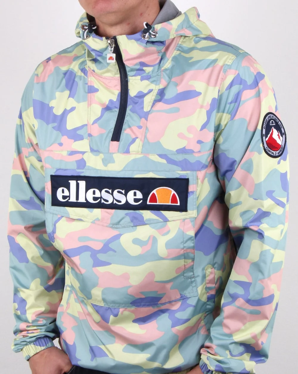 Ellesse Mont Lightweight Jacket Coloured Camo